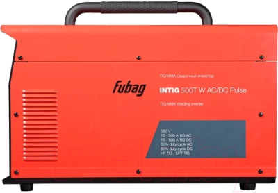 Инвертор сварочный Fubag INTIG 500 T W AC/DC PULSE (31457) + Горелка FB TIG 550W (31457.5)