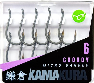 

Набор крючков рыболовных, Kamakura Choddy №6 с бородкой / KAM14