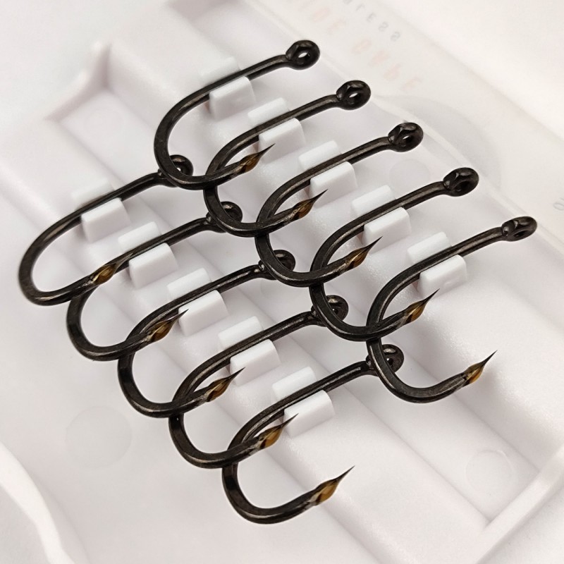 Набор крючков рыболовных Korda Kamakura Wide Gape Barbless №8 без бородки / KAM04 — фото 3