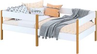 Кровать-тахта детская Polini Kids Simple 3435 / 0002786.163 (белый/дуб каменный) - 