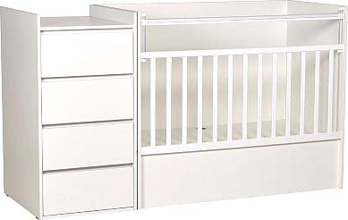 Детская кровать-трансформер Polini Kids Simple 1902 / 0002793.9