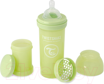 Бутылочка для кормления Twistshake Антиколиковая 78720 (260мл, зеленый кактус)