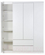 Миниатюра изображения товара Шкаф Polini Kids Simple 1920 с ящиками / 0002800.9 (белый)