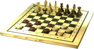 Набор настольных игр Нескучные игры 2 в 1. Шахматы / С-11 - 