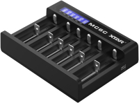 Зарядное устройство для аккумуляторов XTAR MC6C с USB/Type-C/DC кабелем -