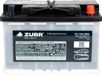 Автомобильный аккумулятор Zubr OE PSL R+ / OE740 (74 А/ч) - 
