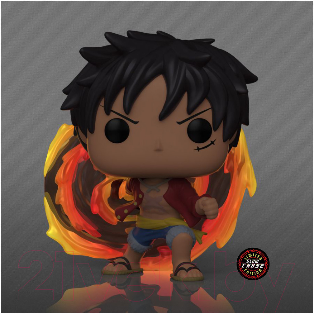 Фигурка коллекционная Funko POP! Animation One Piece Red Hawk Luffy w/(GW)Chase / 62701