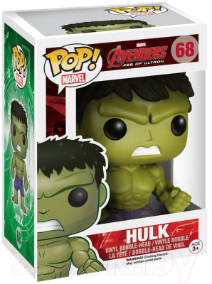 Фигурка коллекционная Funko POP! Bobble Marvel Avengers Age Of Ultron Hulk / 4776