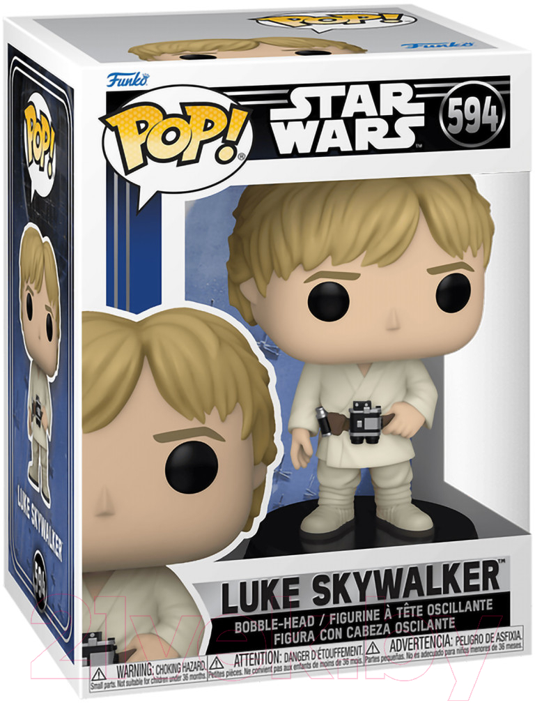 Фигурка коллекционная Funko POP! Bobble Star Wars Ep 4 ANH Luke Skywalker / 67536