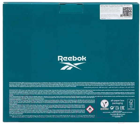 Парфюмерный набор Reebok Cool Your Body For Man Туалетная вода+Дезодорант-спрей