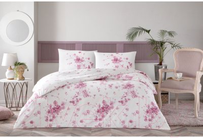 Комплект постельного белья TAC Marian CK / 60306013 (V01-розовый)
