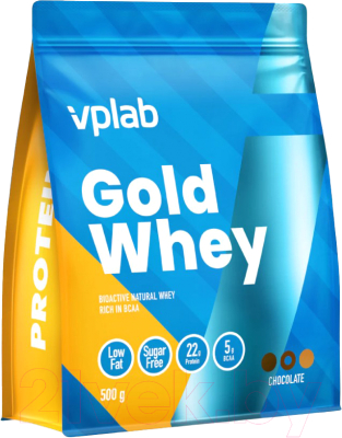 Протеин Vplab Gold Whey (500г, шоколад)