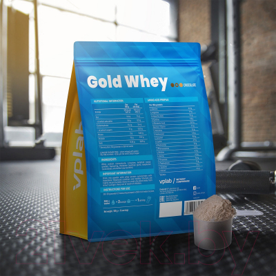 Протеин Vplab Gold Whey (500г, шоколад)