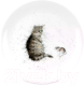 Тарелка закусочная (десертная) Royal Worcester Забавная фауна Кот и мышь / WNLU5658-XB-1 - 