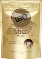 Кофе растворимый Lebo Gold сублимированный (75г, дойпак) - 