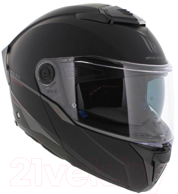 Мотошлем MT Helmets Atom 2 SV Solid (M, матовый черный)