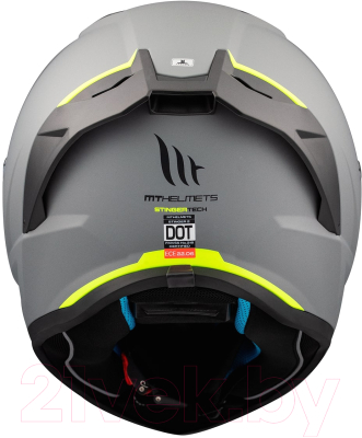 Мотошлем MT Helmets Stinger 2 Solid (L, матовый серый)