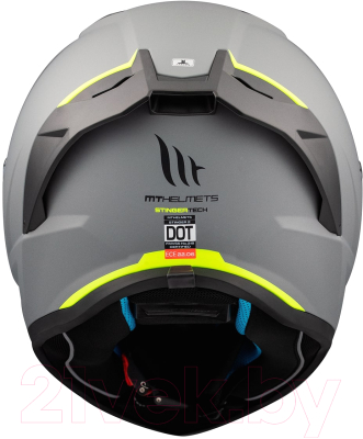 Мотошлем MT Helmets Stinger 2 Solid (M, матовый серый)