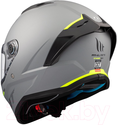Мотошлем MT Helmets Stinger 2 Solid (S, матовый серый)