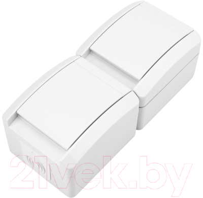 Блок розеточный Kranz Industrial KR-78-0802 (белый)