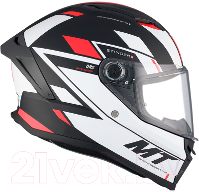 Мотошлем MT Helmets Stinger 2 Zivze (M, матовый)