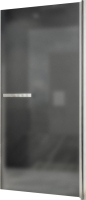 Душевая дверь MaybahGlass 60x198 / MGD-452-5 (графитовое матовое стекло/хром матовый) - 
