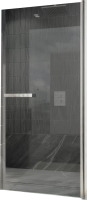 Душевая дверь MaybahGlass 60x198 / MGD-451-5 (графитовое стекло/хром матовый) - 