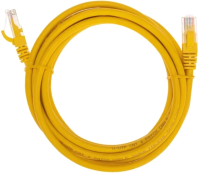 Кабель Rexant U/UTP CAT 6 RJ45-RJ45 26AWG LSZH / 02-0295-3 (3м,желтый) - 