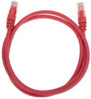 Кабель Rexant U/UTP CAT 6 RJ45-RJ45 26AWG LSZH / 02-0293-05 (0.5м,красный) - 