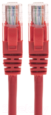 Кабель Rexant U/UTP CAT 6 RJ45-RJ45 26AWG LSZH / 02-0293-05 (0.5м,красный)