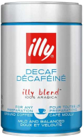 Кофе молотый illy Decaffeinated (250г) - 