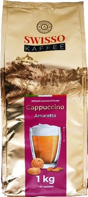 Кофе растворимый Swisso Kaffee Cappuccino Wiener Amaretto (1кг)