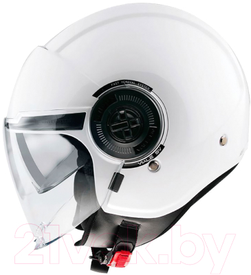 Мотошлем MT Helmets Viale SV S Solid A0 (M, глянцевый белый)