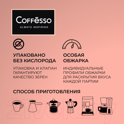 Кофе молотый Coffesso Crema (250г)