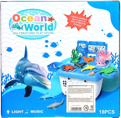 Развивающий игровой набор Sima-Land Морские животные. Морской город WL65518A / 9942322