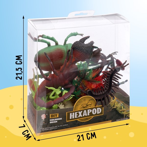 Набор фигурок игровых Sima-Land Насекомые 929-150B / 9942328