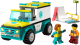 Миниатюра изображения товара Конструктор Lego City Скорая помощь и сноубордист / 60403 