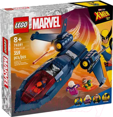 Конструктор Lego Super Heroes Истребитель X-Jet Людей Икс / 76281