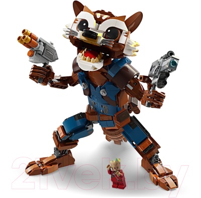 Конструктор Lego Super Heroes Енот Ракета и малыш Грут / 76282