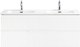 Тумба под умывальник Cezares DUET-N-1200-2C-SO-2-BL - 