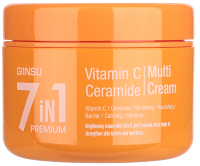 Крем для лица Giinsu 7in1 Premium Vitamin C Ceramide многофункциональный (90мл) - 