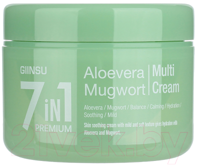 Крем для лица Giinsu 7in1 Premium Aloe Mugwort многофункциональный (90мл)