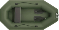 Надувная лодка Фрегат М-1 гребки (зеленый) - 