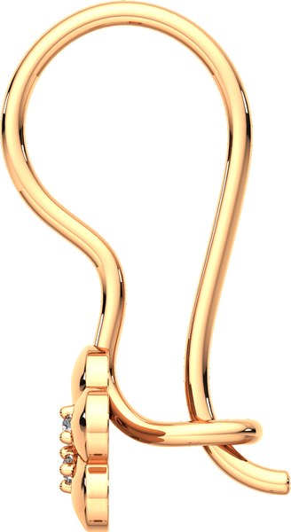 Серьги из розового золота ZORKA 3101256.14K.R (с фианитами)