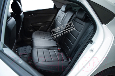 Комплект чехлов для сидений Seintex 85433 (черный, для Nissan Tiida Hatchback 2007–2015)