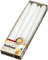 Набор свечей Bolsius 245/24 (4шт, белый) - 