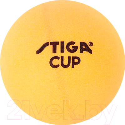 Набор мячей для настольного тенниса STIGA Cup ABS (6шт, оранжевый)