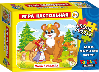 Настольная игра Topgame Маша и медведь / 01378