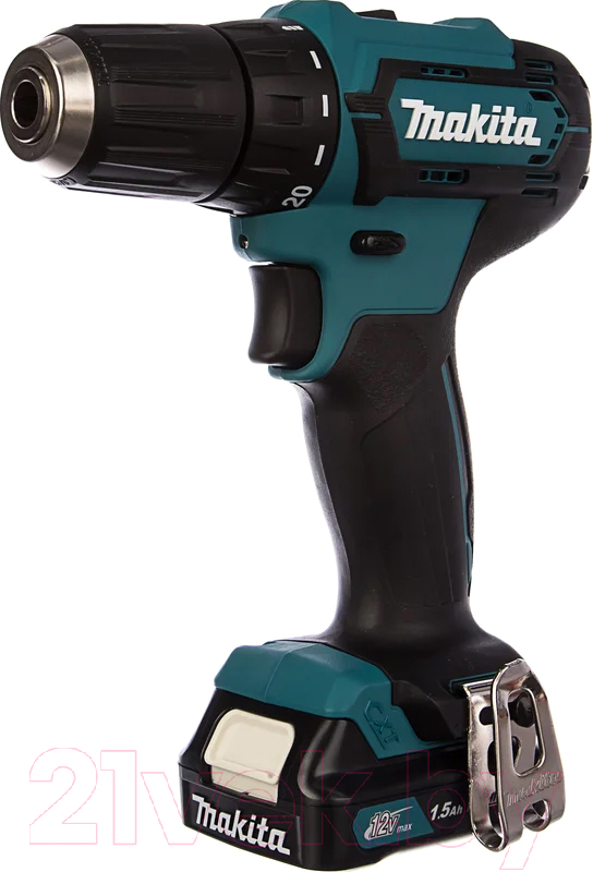 Профессиональная дрель-шуруповерт Makita DF333DWYE