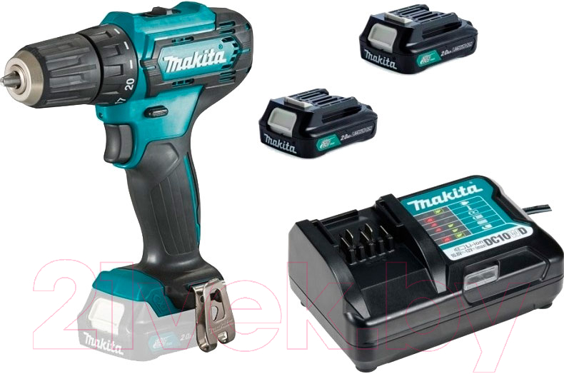 Профессиональная дрель-шуруповерт Makita HP333DWME